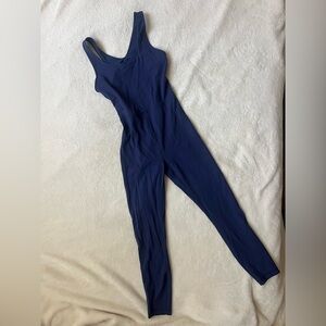 Lululemon Navy Wunder Train Jumpsuit